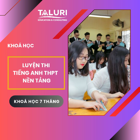 Khoá học Luyện thi tiếng Anh THPT nền tảng