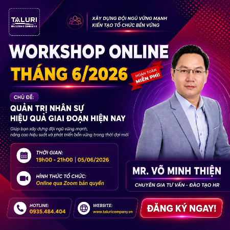 Tin tức - Workshop "Quản trị nhân sự hiệu quả giai đoạn hiện nay" ngày 05/06/2026